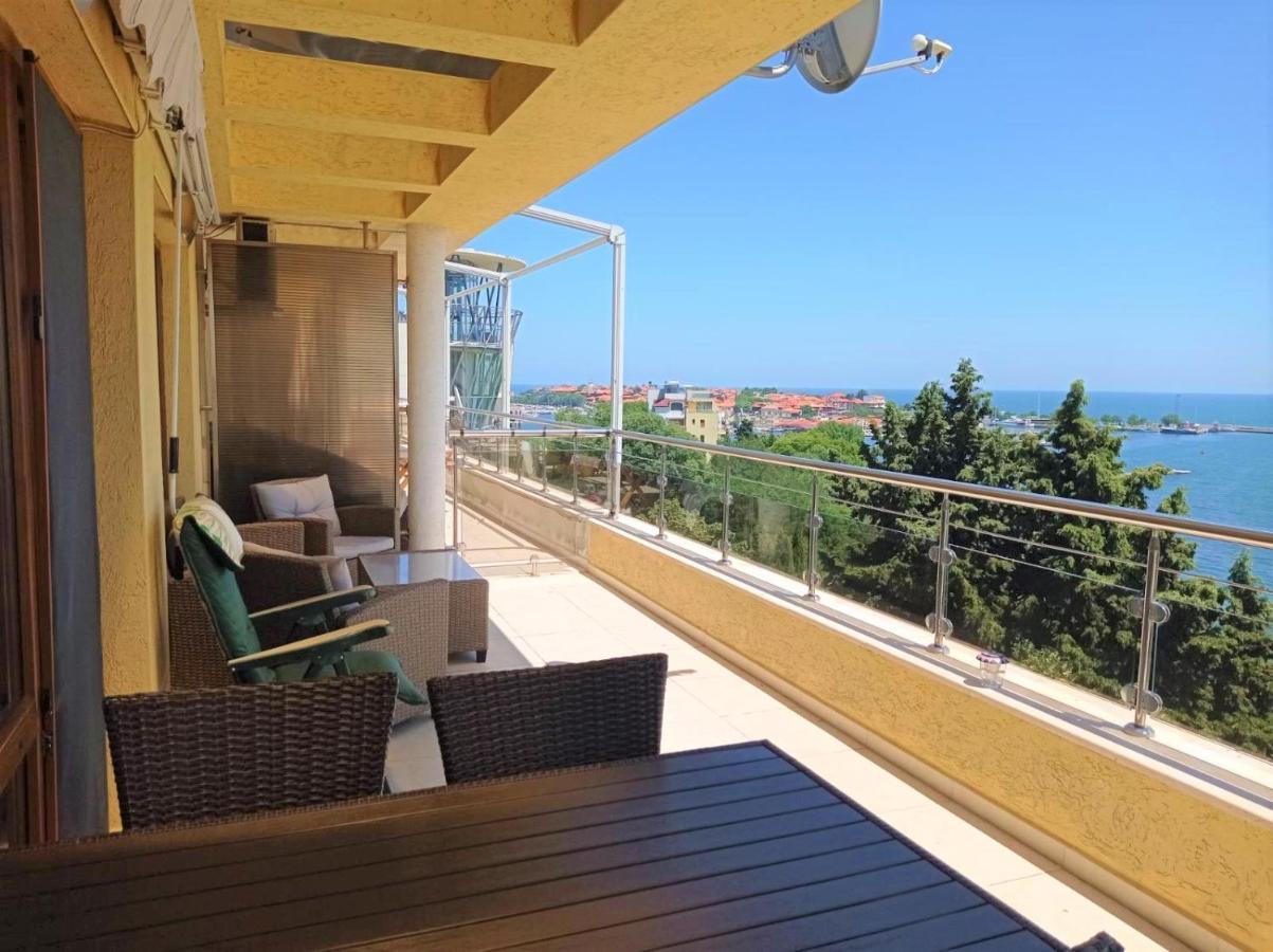 Black Sea Panorama Apartment เนเซบาร์ ภายนอก รูปภาพ